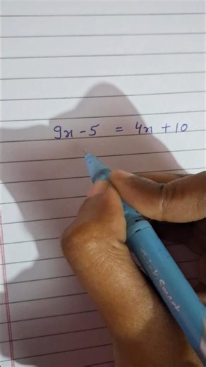 Solve linear equations || #shorts #mathstricks #linearequations