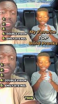 Top 5 Blind Pranks That would make me break character 🤣 #funnyshorts