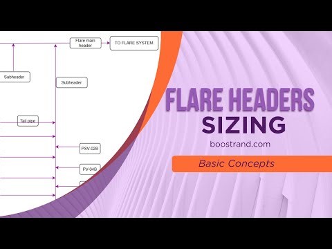 Basis and criteria of a relief system and flare header analysis