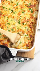 18K views · 132 reactions | Chicken Alfredo Stuffed Shells so easy!...