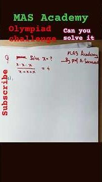 Fraction simplification tricks #maths | Only 1% Got this viral Maths Olympiad Challenged