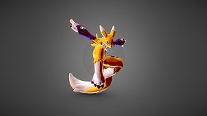 Renamon Fanart - 3D model by JDSculpts