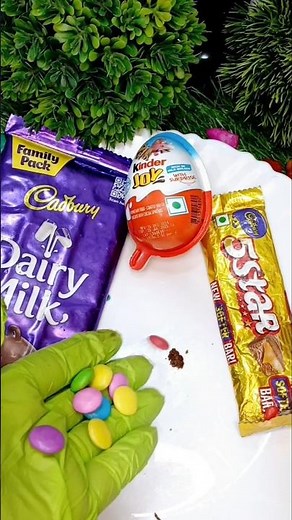 Satisfying Reverse Video with Gems Chocolate | Super Crunchy Sounds 🍫💖 #chocolate #lotsofchocolates