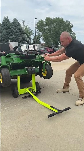 Easiest way to change mower blades!