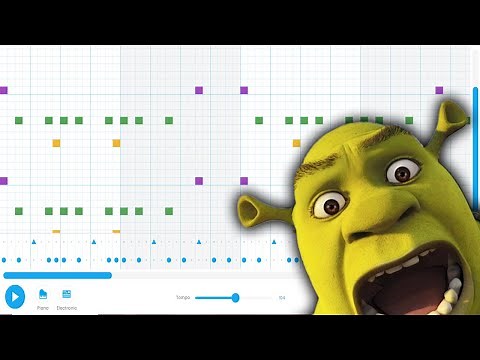 All Star (full song) In Chrome Music Lab / Song Maker