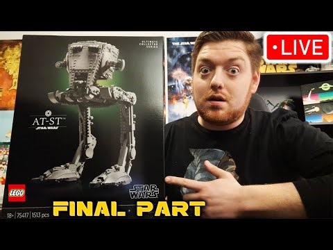 Let's finish building the LEGO UCS AT-ST LIVE