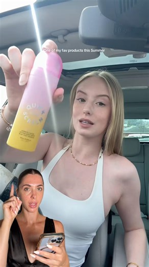 She’s a SPF hack in a bottle ☀️