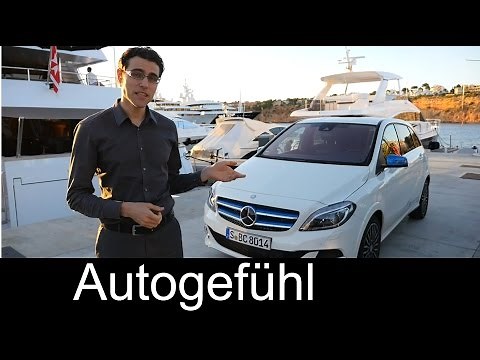 2015 all-new Mercedes B-Class Electric Drive MPV REVIEW test drive B-Klasse - Autogefühl