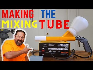 MAKING THE MIXING TUBE for the HARBOR FREIGHT POWDER COAT GUN