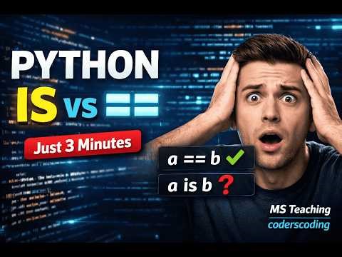 You aren't a Python Senior until you understand this Python is or ==?