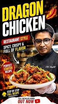 Dragon Chicken Recipe 🔥 Restaurant Style Spicy Chicken | Full Detailed Recipe