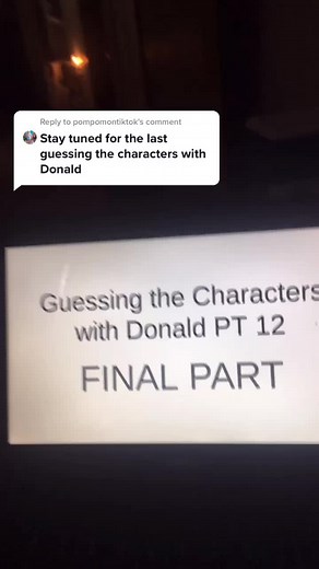 Guessing Characters with Donald Pt 12: The Final Part