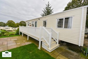 *FACEBOOK EXCLUSIVE* We have just taken this gorgeous caravan into stock as the owner has upgraded. Carnaby Oakdale 32'x12' 2 Bedroom. Double Glazing, Central Heating, Integrated Fridge Freezer, and uPVC decking. Please call 01745 560279 or drop us a message! We have other caravans for sale on our website: https://treetopscaravanpark.co.uk/for-sale/ | Tree Tops Caravan Park
