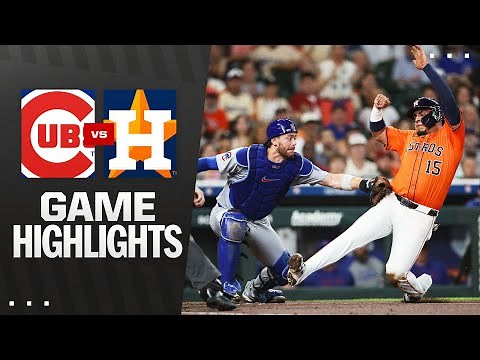 Cubs vs. Astros Game Highlights (6/27/25) | MLB Highlights