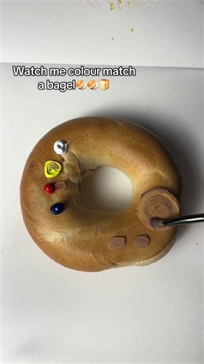 Colour Matching a Bagel: Satisfying Art Tutorial