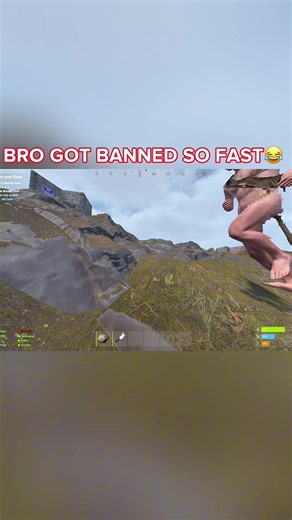 The Burnt Peanut Banned This Man So Fast in Rust! 😭😂