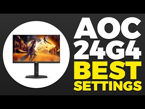 AOC 24G4 Best Settings