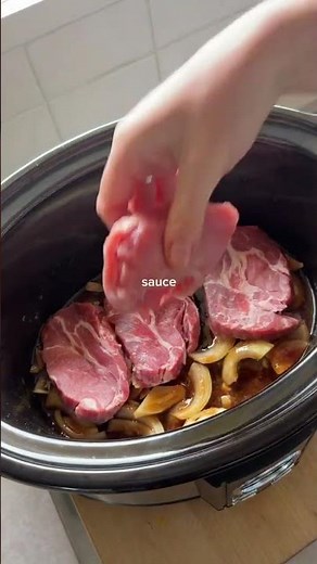 Easy Slow Cooker Sweet & Sour Pork 🍍🥢