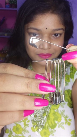 Diy safetypin jewellery 🧷✨ #diy #shorts #trending #handmade #hacks #viral #youtubeshorts #earrings