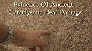 Evidence of ancient cataclysmic heat damage at the Rameseum in Egypt
