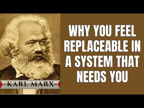 Why You Feel Replaceable in a System That Needs You | Karl Marx