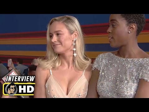 CAPTAIN MARVEL (2019) World Premiere Brie Larson Interview
