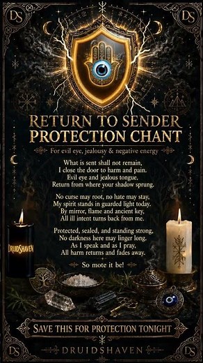 Return To Sender Spell For Enemies #witchcraft #karma #shorts