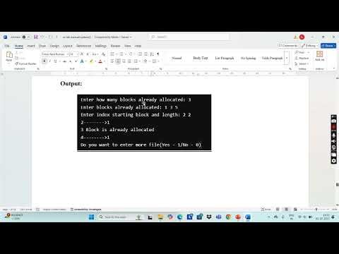 Operating System(BCS303) Program 9, Dept. of AI&ML, RIT Hassan