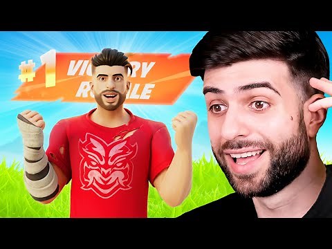 My FIRST WIN with My Icon Skin!