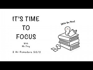 2-HOUR STUDY WITH ME | Pomodoro timer 2x50 | Study & Work | Deep Focus | Lofi ☕