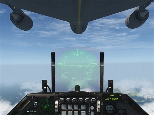 Falcon BMS 4.37 空中加油练习