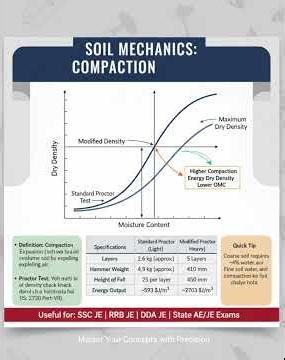 Soil Compaction & Proctor Test - Soil Mechanics Full Concepts #civilengineering