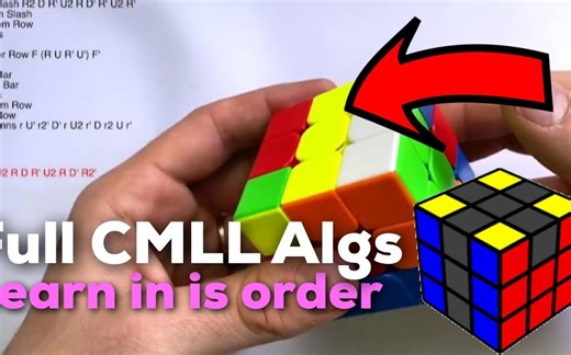 完整CMLL公式大全 (指法+观察) SpeedCubeReview