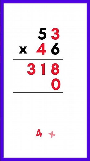✖️ Multiply 2 digits by 2 digits - column multiplication #multiplying #timestables