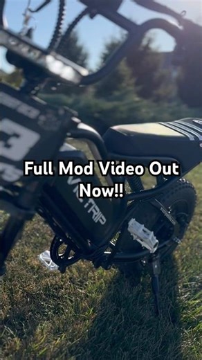 I JUST MODDED/UPGRADED MY E-BIKE
