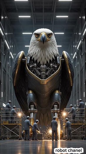“The giant eagle robot is active again.”#shortvideo #shorts #cinematic #youtubeshorts