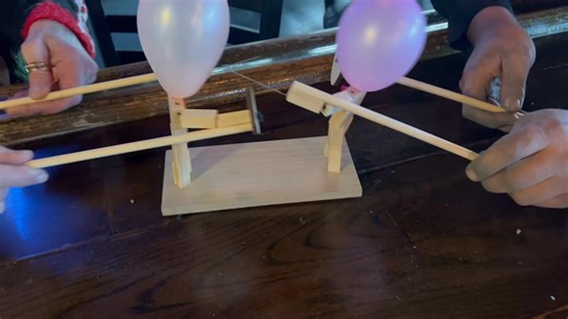 🤣 we are having fencing tournaments at Stix now. We have three of these wooden adult toys to poke each other with 😜 | Stix Billiards & Sports Bar