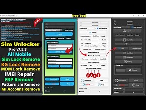 SIM Unlocker Pro v7.5.8,KG Lock/MDM Remove, Repair IMEI, Change CSC, Repair Boot, Sim Unlocker Pro