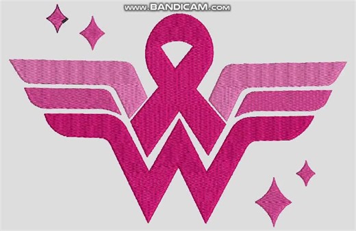 Pink Ribbon Angel Wings Embroidery, Breast Cancer Awareness Embroidery, Pink Out Stitch, Fight Breast Cancer Warrior Stitch, 5 Sizes - Etsy