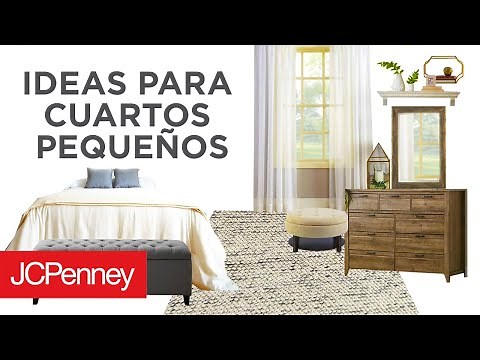 Cómo Decorar Una Habitación Pequeña Y Que Luzca Más Grande | JCPenney en Español