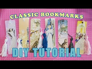 DIY Classic Bookmark – Lamination, Crop-a-dile, & Tassel How To