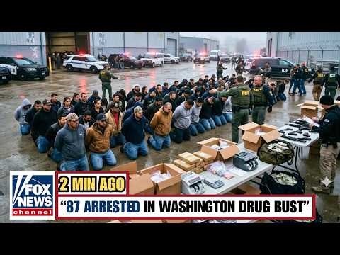87 Arrested in FBI Largest Drug Bust at Washington — 151KG Drug Seized & Destroyed