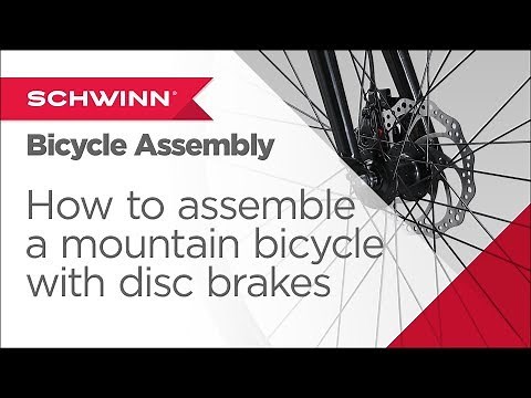 How to Assemble a Schwinn Adult Mountain Bicycle w/ Disc brakes/Speeds