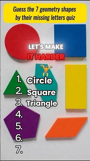 Can You Beat This Geometry Shapes Challenge #quiz #brainteaser