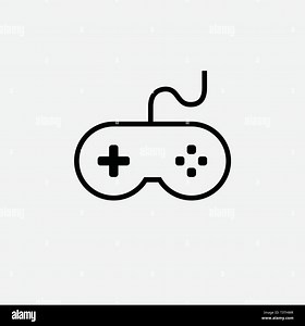 game console icon. video gaming joystick. vector Stock Vector Image & Art - Alamy