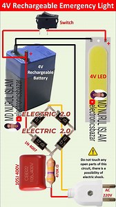 3.5K views · 19 reactions | 4V Rechargeable Emergency LED Light #Rechargeable #TorchLight | Electric 2.0 | Facebook