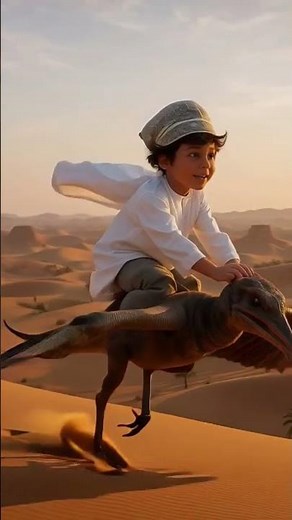 🦖 Kid Rides a Dinosaur | Epic AI Adventure for Kids! 🌟