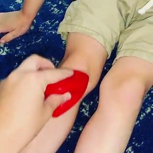 Bean bag tapping is one of my new favorite sensory strategies. All you need is a bean bag to do it, although in a pinch I’ve also used a squishy sensory ball too. You firmly, but gently tap along the arms, legs, and you can even do their back to provide amazing deep pressure input into their whole body. This type of input is extremely calming and grounding to the sensory system. It’s an easy activity to add into your daily routine or even to use as a sensory break as needed throughout the day. I