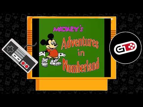 🕹️Mickey's Adventures in Numberland (NES) Full Longplay - 8-Bit Disney Nostalgia! 🐭🔢