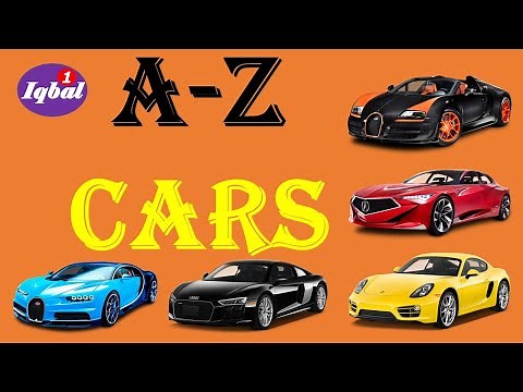 A-Z CARS NAMES | Learn Car Brands from A to Z - Full Alphabet |